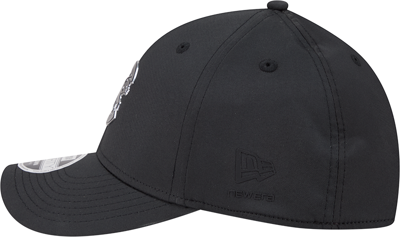Chicago Cubs New Era M-Crown 39Thirty Metallic Black Performance Flex Fit Hat-Crawling Bear Official Team Hat Sports Fan Cap Official MLB Team Hat