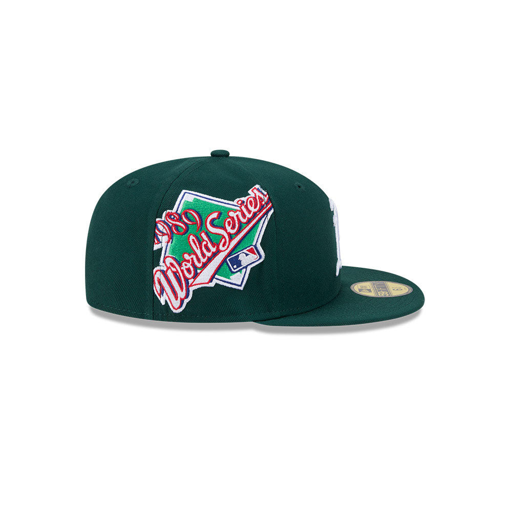 Oakland Athletics MLB Hidden Hit 59FIFTY Fitted New Era Official Team Hat Sports Fan Cap Official MLB Team Hat Baseball Fan Cap