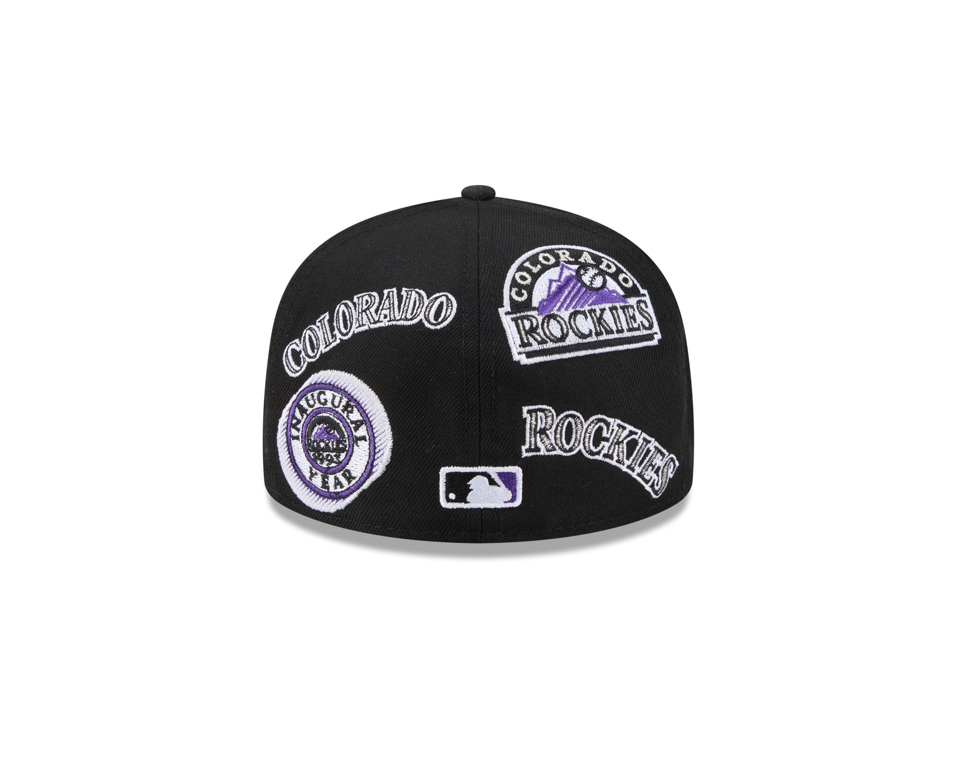 Colorado Rockies MLB All Over Patch 59FIFTY Fitted New Era Official Team Hat Sports Fan Cap Official MLB Team Hat Baseball Fan Cap