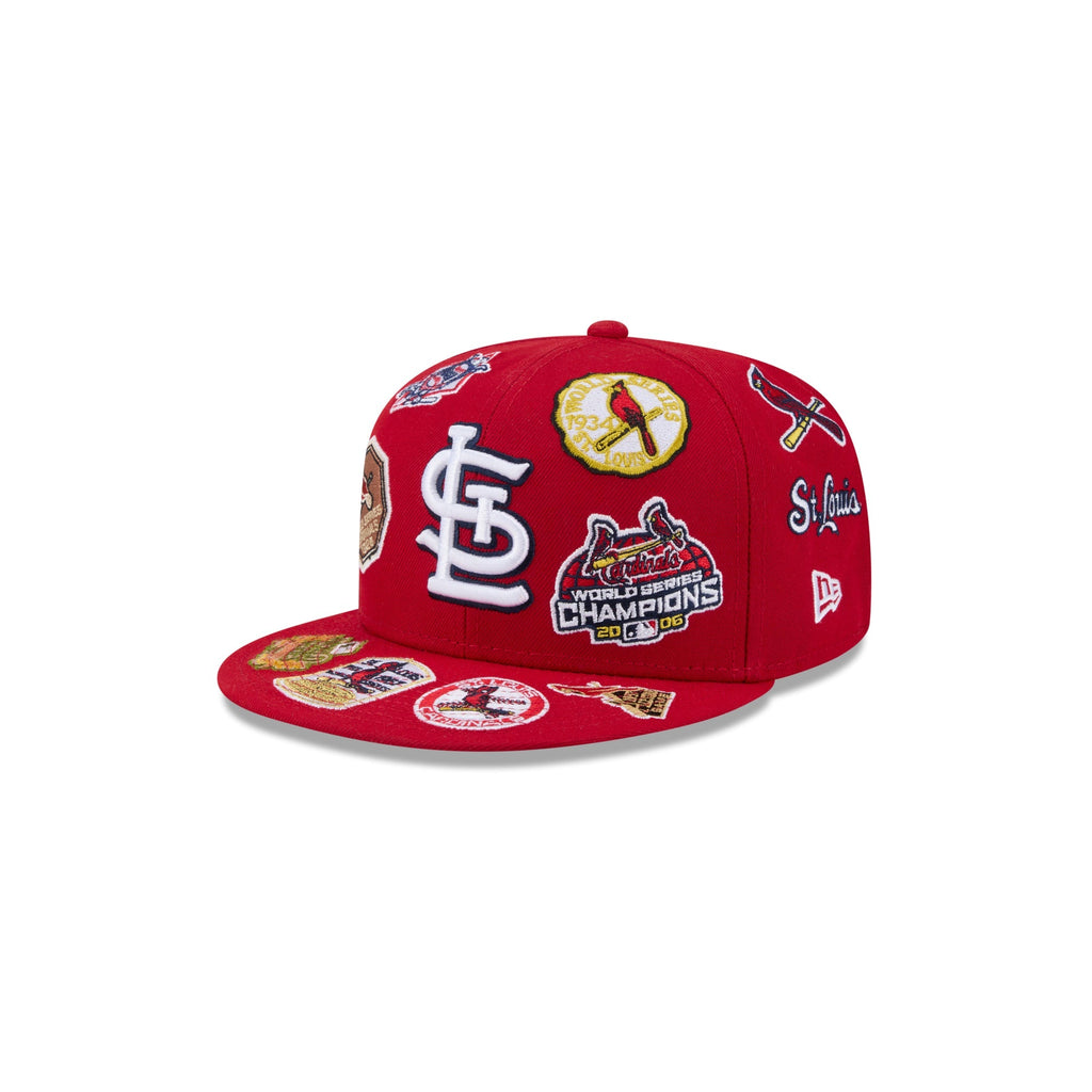 St Louis Cardinals MLB All Over Patch 59FIFTY New Era Official Team Hat Sports Fan Cap Official MLB Team Hat Baseball Fan Cap