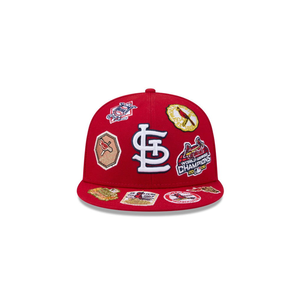 St Louis Cardinals MLB All Over Patch 59FIFTY New Era Official Team Hat Sports Fan Cap Official MLB Team Hat Baseball Fan Cap