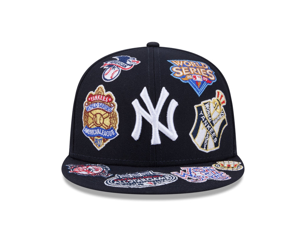 New York Yankees MLB All Over Patch 59FIFTY New Era Official Team Hat Sports Fan Cap Official MLB Team Hat Baseball Fan Cap