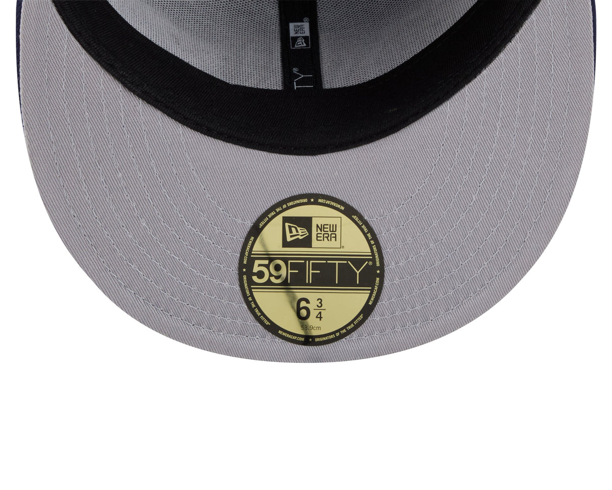 Milwaukee Brewers MLB All Over Patch 59FIFTY Fitted New Era Official Team Hat Sports Fan Cap Official MLB Team Hat Baseball Fan Cap