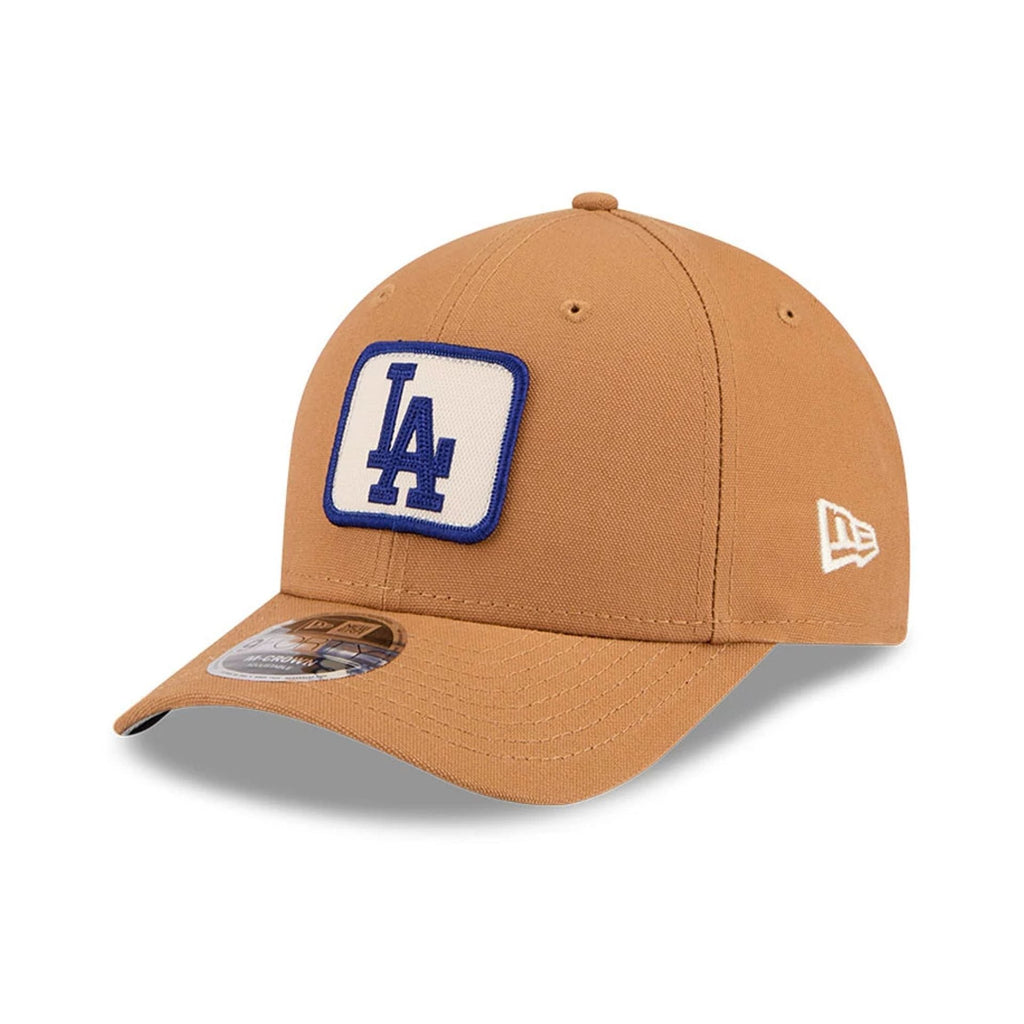 Los Angeles Dodgers MLB Team Choice 9FORTY M-Crown Strapback New Era Brown Official Team Hat Sports Fan Cap Official MLB Team Hat Baseball Fan Cap