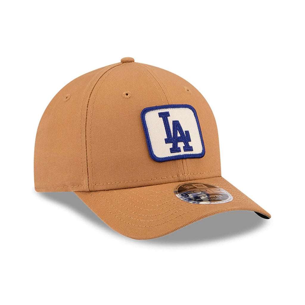 Los Angeles Dodgers MLB Team Choice 9FORTY M-Crown Strapback New Era Brown Official Team Hat Sports Fan Cap Official MLB Team Hat Baseball Fan Cap