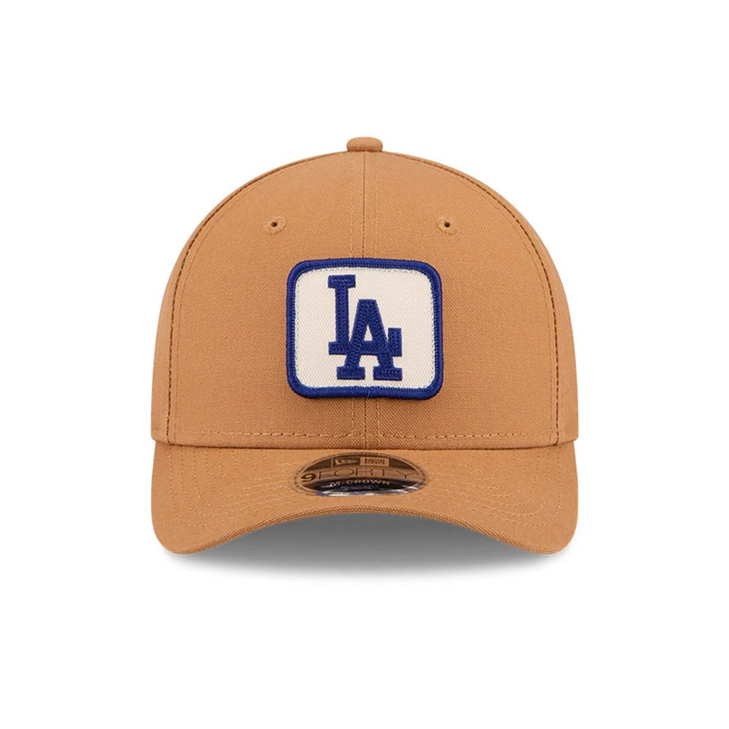Los Angeles Dodgers MLB Team Choice 9FORTY M-Crown Strapback New Era Brown Official Team Hat Sports Fan Cap Official MLB Team Hat Baseball Fan Cap