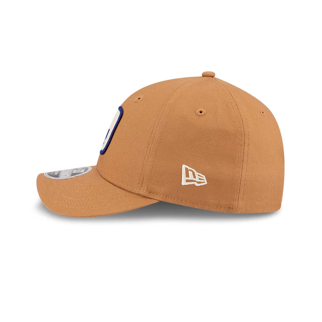 Los Angeles Dodgers MLB Team Choice 9FORTY M-Crown Strapback New Era Brown Official Team Hat Sports Fan Cap Official MLB Team Hat Baseball Fan Cap