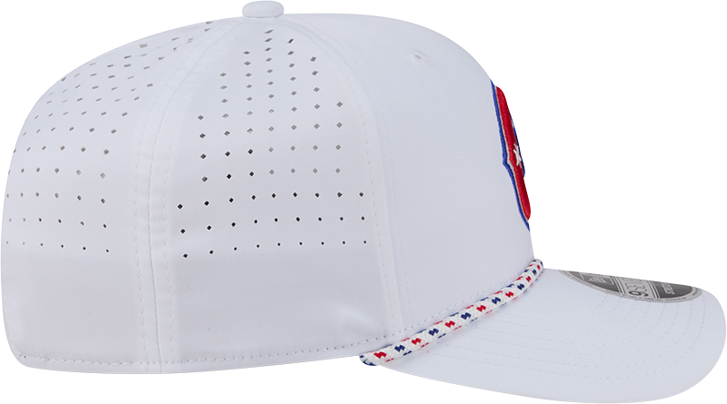 Chicago Cubs New Era 2nd Alternate White Sport Rope 9SEVENTY Stretch Snap Adjustable Hat Official Team Hat Sports Fan Cap Official MLB Team Hat