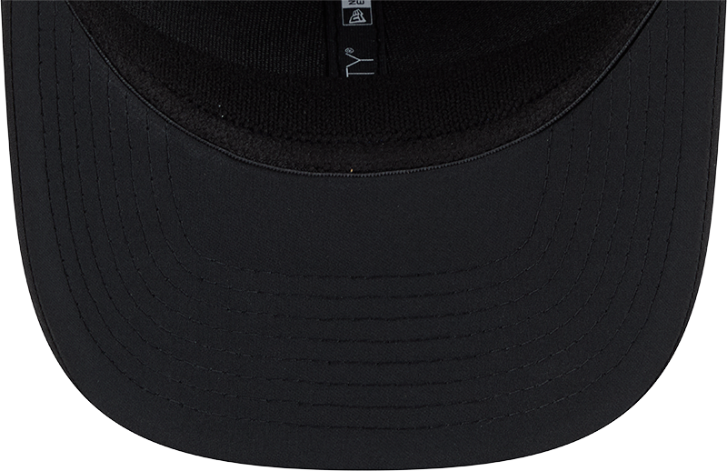 Chicago Cubs New Era Black Bullseye Sport Rope 9SEVENTY Stretch Snap Adjustable Hat Official Team Hat Sports Fan Cap Official MLB Team Hat Baseball