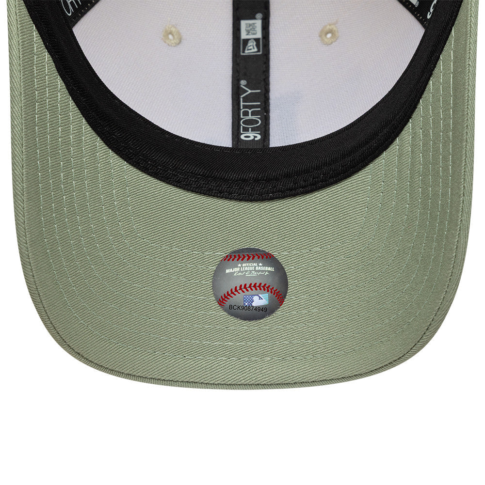 Los Angeles Dodgers MLB 9FORTY M-Crown New Era Cream Green Official Team Hat Sports Fan Cap Official MLB Team Hat Baseball Fan Cap
