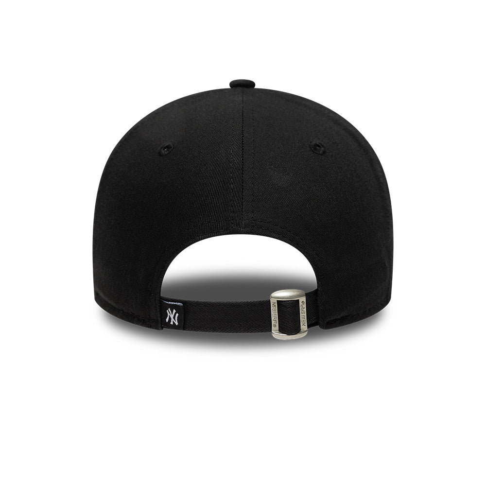 New York Yankees MLB Apple Icon 9Forty Strapback Black Official Team Hat Sports Fan Cap Official MLB Team Hat Baseball Fan Cap