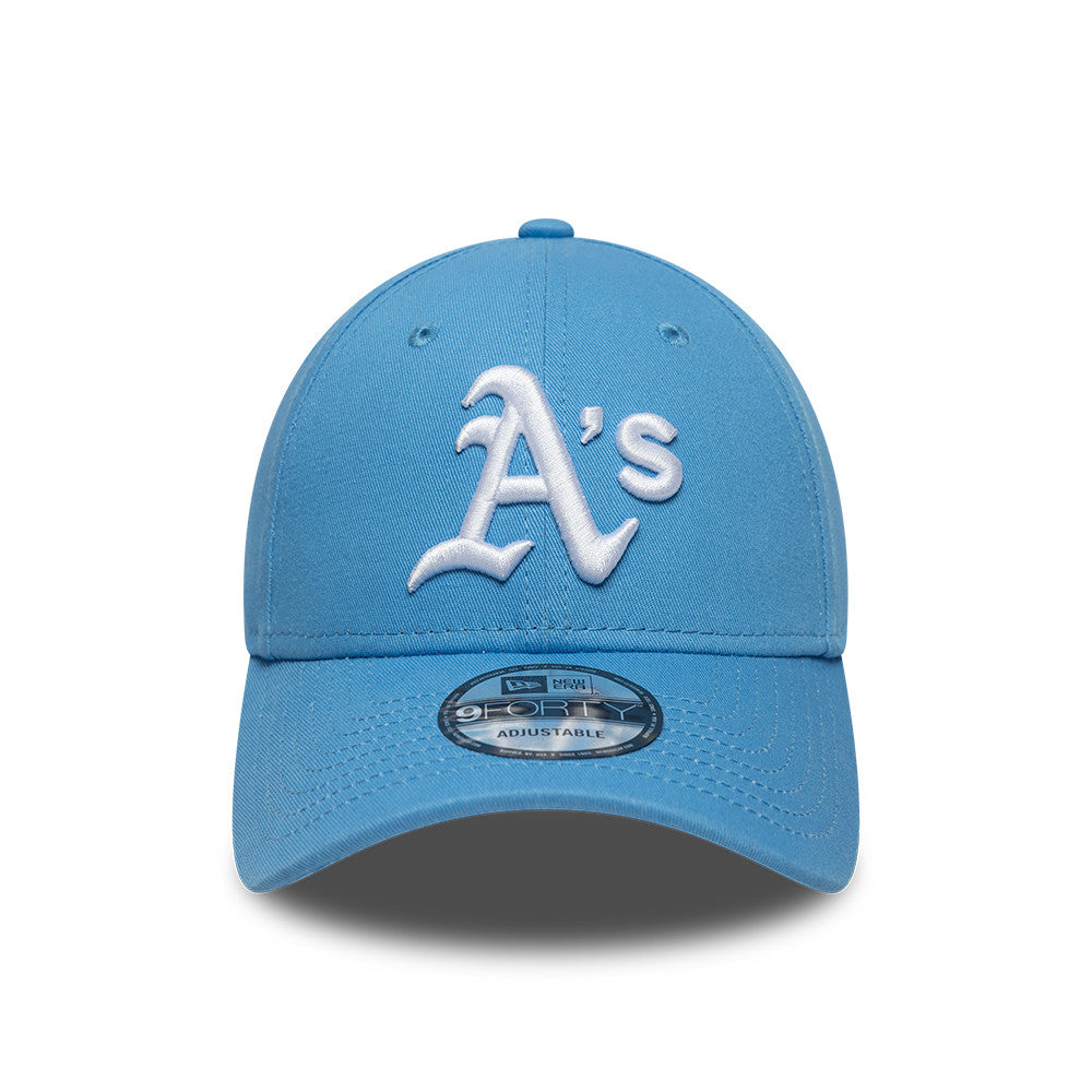 Oakland Athletics MLB League Essential 9FORTY Strapback New Era Blue Official Team Hat Sports Fan Cap Official MLB Team Hat Baseball Fan Cap