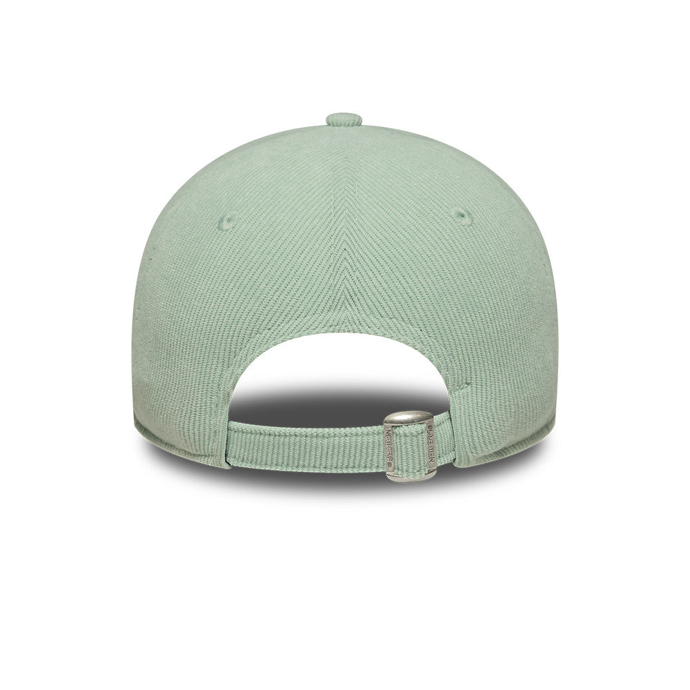 New York Yankees MLB Mini Cord 9FORTY Women Strapback New Era Sage Green Official Team Hat Sports Fan Cap Official MLB Team Hat Baseball Fan Cap