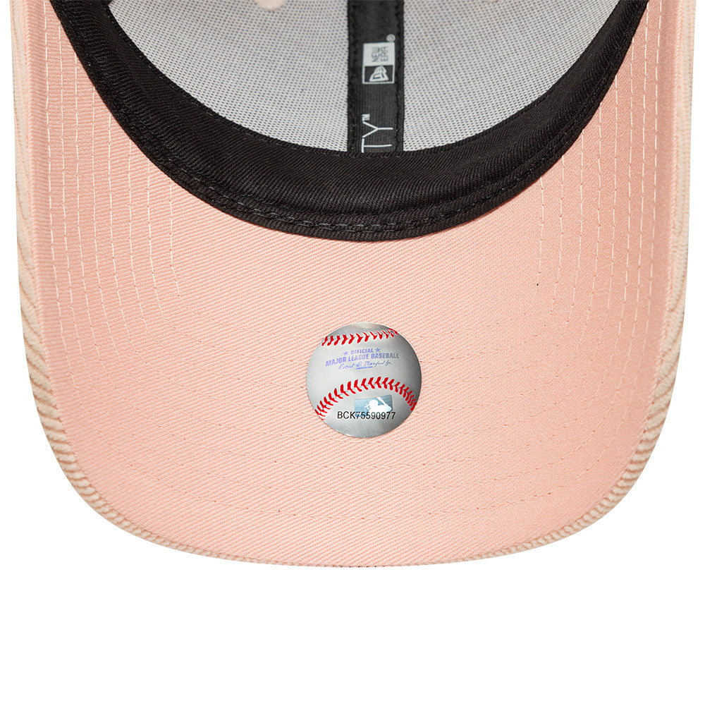 Los Angeles Dodgers MLB Mini Cord 9FORTY Women Strapback New Era Pink Official Team Hat Sports Fan Cap Official MLB Team Hat Baseball Fan Cap