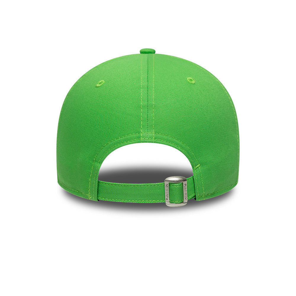 Los Angeles Dodgers MLB League Essential 9FORTY Strapback New Era Green White Official Team Hat Sports Fan Cap Official MLB Team Hat Baseball Fan Cap