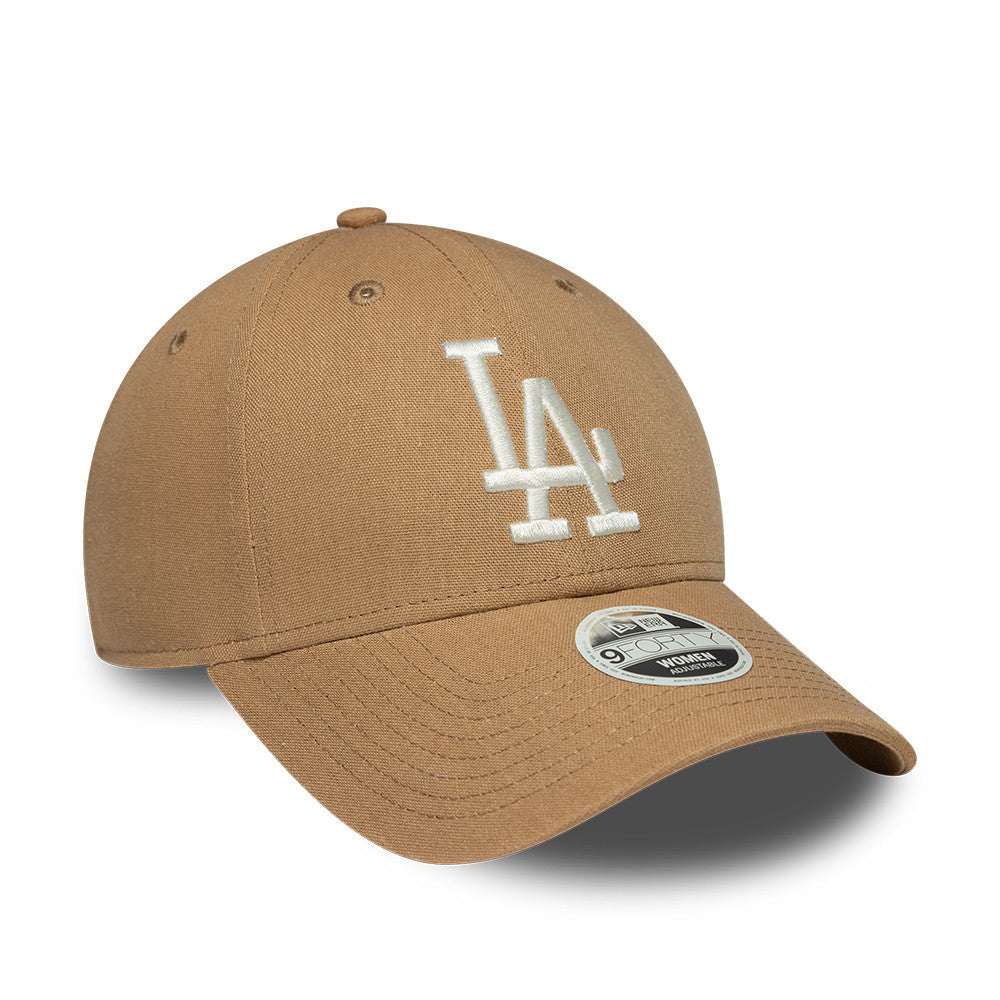 Los Angeles Dodgers MLB Linnen 9FORTY Women Strapback Snapback New Era Official Team Hat Sports Fan Cap Official MLB Team Hat Baseball Fan Cap