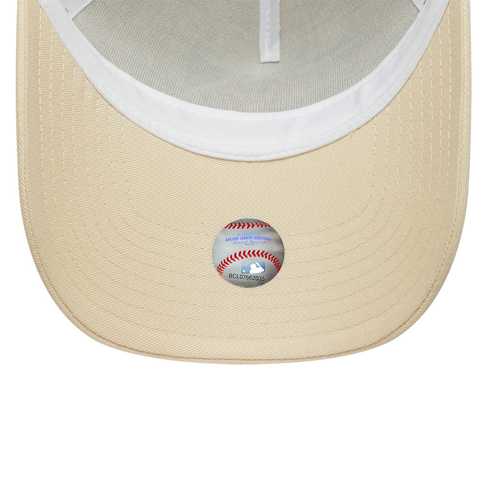 New York Yankees MLB Trucker Snapback New Era Beige Orange Official Team Hat Sports Fan Cap Official MLB Team Hat Baseball Fan Cap