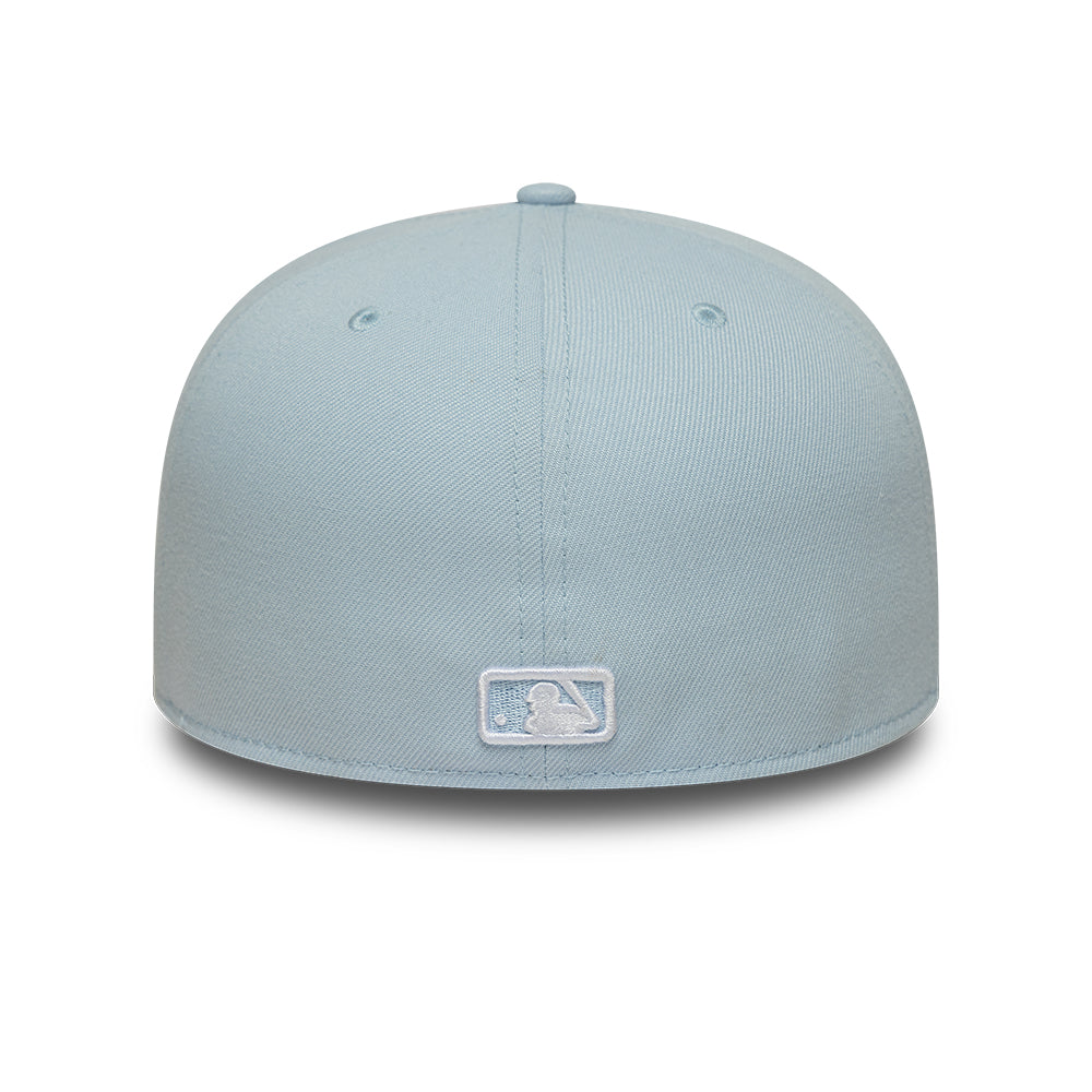 Los Angeles Dodgers MLB Floral 59Fifty New Era Light Blue Official Team Hat Sports Fan Cap Official MLB Team Hat Baseball Fan Cap