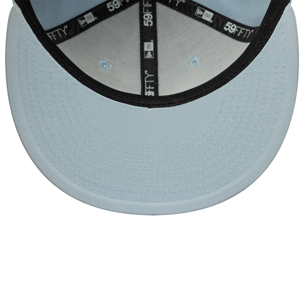 Los Angeles Dodgers MLB Floral 59Fifty New Era Light Blue Official Team Hat Sports Fan Cap Official MLB Team Hat Baseball Fan Cap