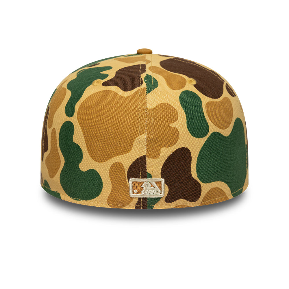 New York Yankees MLB 59FIFTY Fitted New Era Light Camo Official Team Hat Sports Fan Cap Official MLB Team Hat Baseball Fan Cap