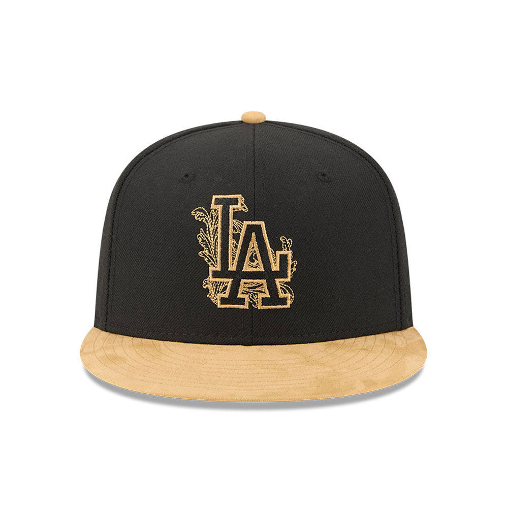 Los Angeles Dodgers MLB 5950Day New Era Black Gold Official Team Hat Sports Fan Cap Official MLB Team Hat Baseball Fan Cap