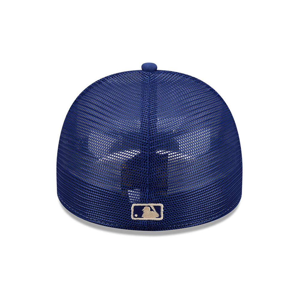 Los Angeles Dodgers MLB 5950 Day Fitted Trucker A-Frame New Era White Blue Official Team Hat Sports Fan Cap Official MLB Team Hat Baseball Fan Cap