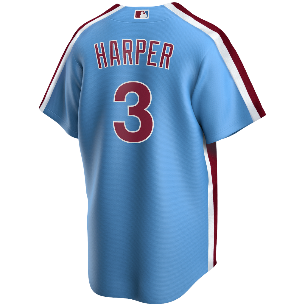 Men s Philadelphia Phillies Bryce Harper Nike Blue Alternate Replica Player Jersey Official Team Jersey Sports Fan Apparel Official MLB Team Jersey