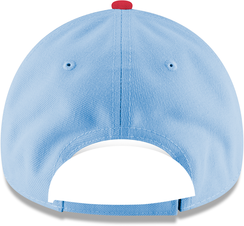 Youth Chicago Cubs Guitar Bear Alternate 9FORTY Adjustable Chrome Sky Blue Cap By New Era Official Team Hat Sports Fan Cap Official MLB Team Hat