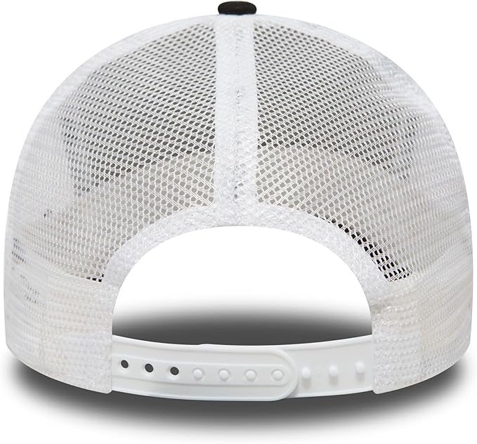 New York Yankees MLB A-Frame Trucker New Era White Black Official Team Hat Sports Fan Cap Official MLB Team Hat Baseball Fan Cap