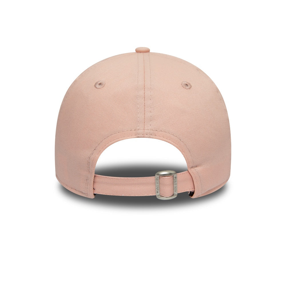 New York Yankees MLB League Essential 9FORTY Women Strapback Light Pink White Official Team Hat Sports Fan Cap Official MLB Team Hat Baseball Fan Cap