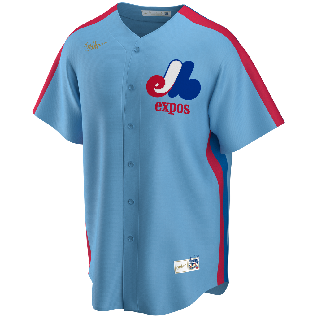 Men s Montreal Expos Vladimir Guerrero Nike Light Blue Road Cooperstown Collection Team Jersey Official Team Jersey Sports Fan Apparel Official MLB