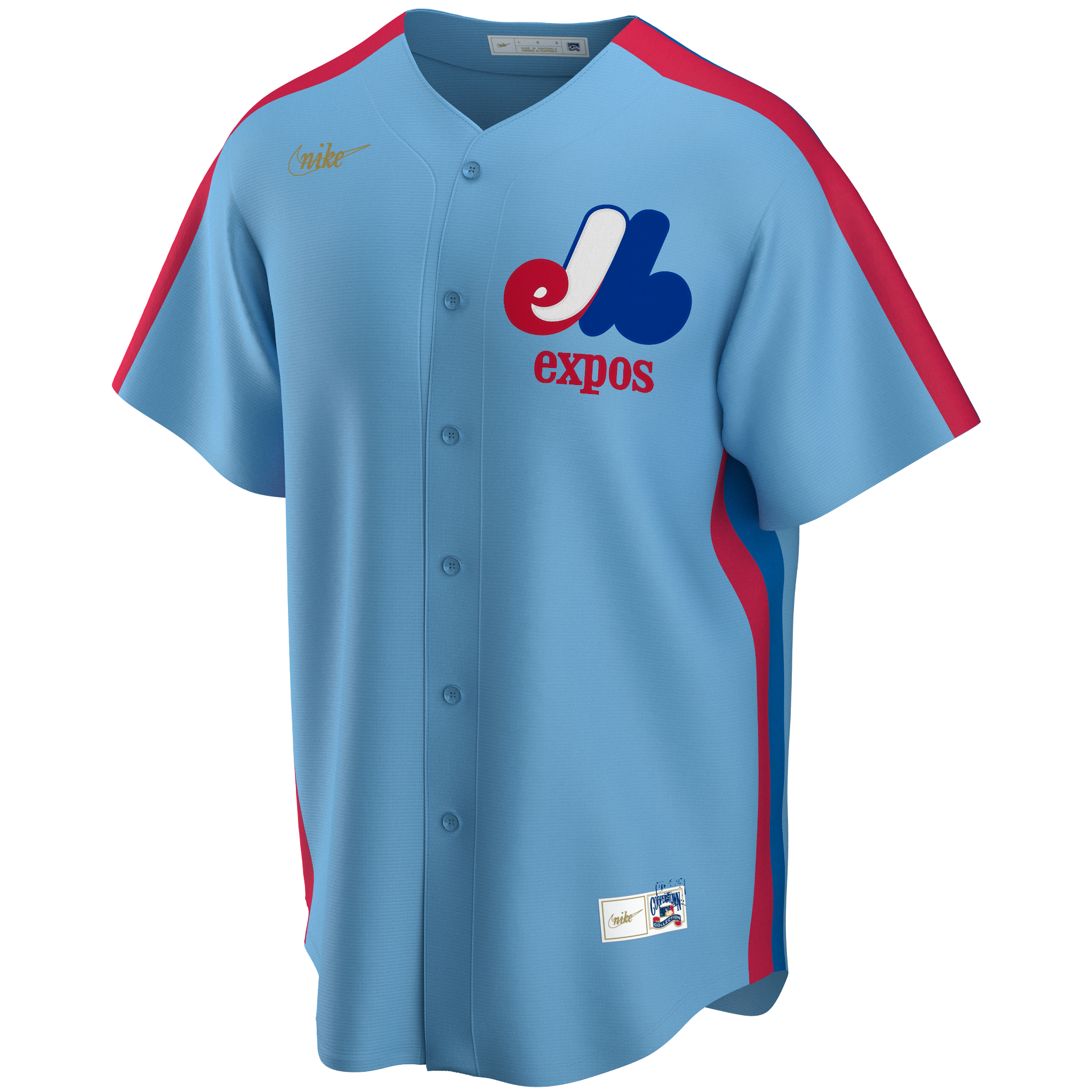 Men s Montreal Expos Vladimir Guerrero Nike Light Blue Road Cooperstown Collection Team Jersey Official Team Jersey Sports Fan Apparel Official MLB