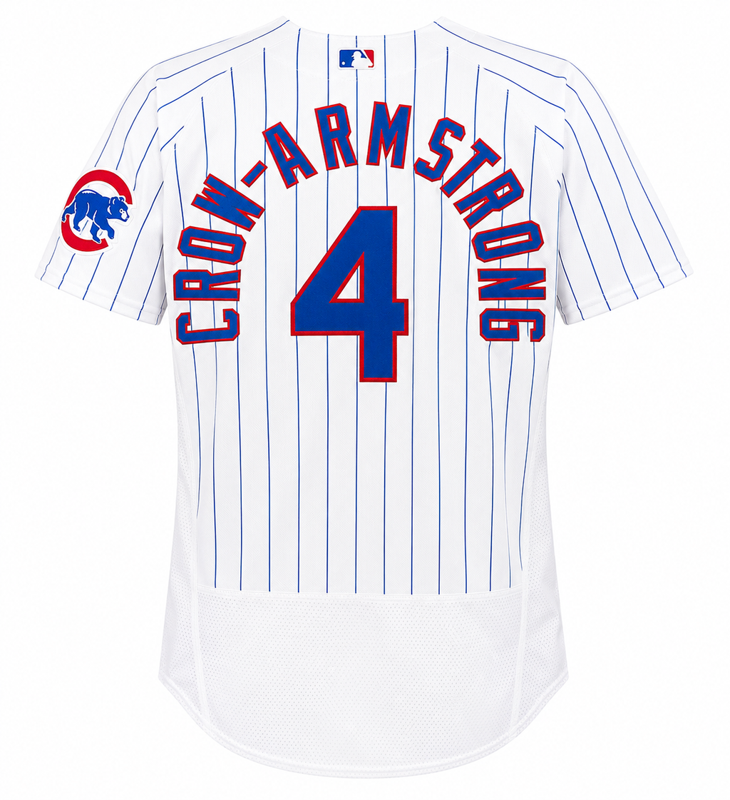 Men s Chicago Cubs Pete Crow-Armstrong Nike Home White Authentic Player Jersey Official Team Jersey Sports Fan Apparel Official MLB Team Jersey