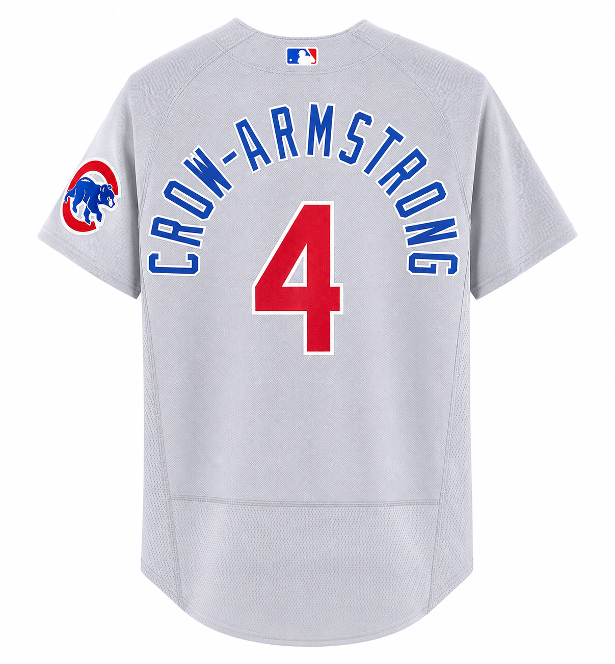 Men s Chicago Cubs Pete Crow-Armstrong Nike Road Gray Authentic Player Jersey Official Team Jersey Sports Fan Apparel Official MLB Team Jersey