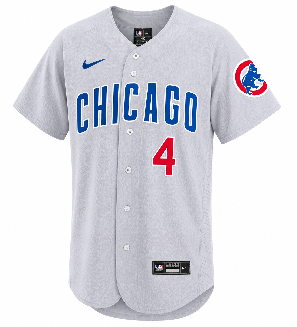 Men s Chicago Cubs Pete Crow-Armstrong Nike Road Gray Authentic Player Jersey Official Team Jersey Sports Fan Apparel Official MLB Team Jersey