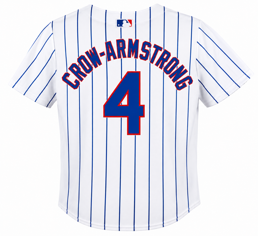 Chicago Cubs Nike Toddler Pete Crow-Armstrong White Home Game Replica Jersey Official Team Jersey Sports Fan Apparel Official MLB Team Jersey
