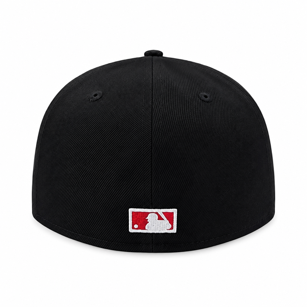 Chicago White Sox 1959 New Era Cooperstown Classics Black 59FIFTY Fitted Hat Official Team Hat Sports Fan Cap Official MLB Team Hat Baseball Fan Cap