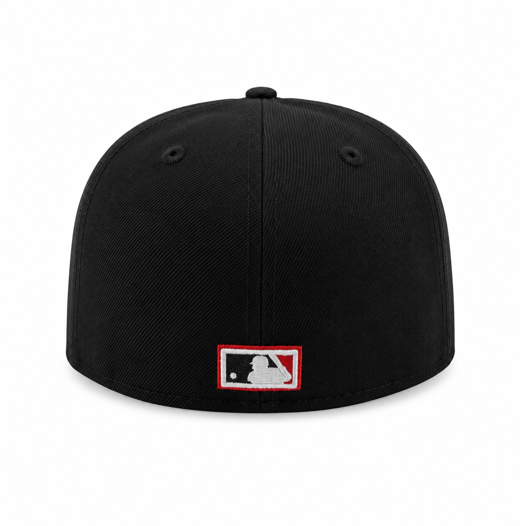 Chicago White Sox New Era Black Wool 1917 59FIFTY Fitted Hat Official Team Hat Sports Fan Cap Official MLB Team Hat Baseball Fan Cap