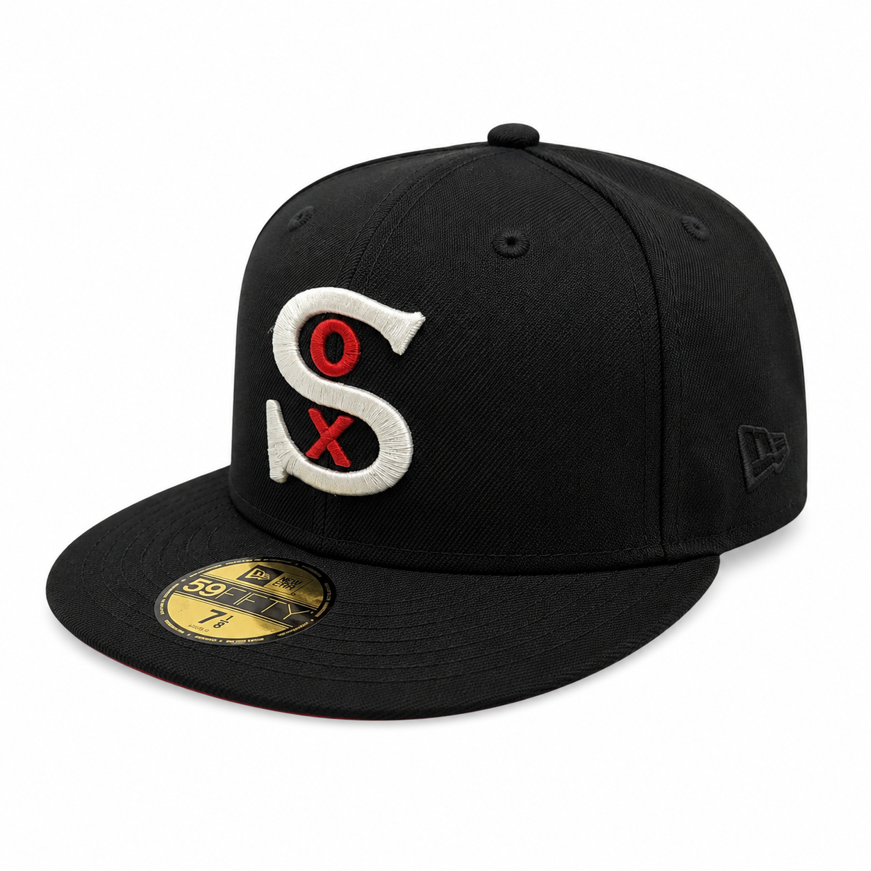 Chicago White Sox New Era Black Wool 1917 59FIFTY Fitted Hat Official Team Hat Sports Fan Cap Official MLB Team Hat Baseball Fan Cap