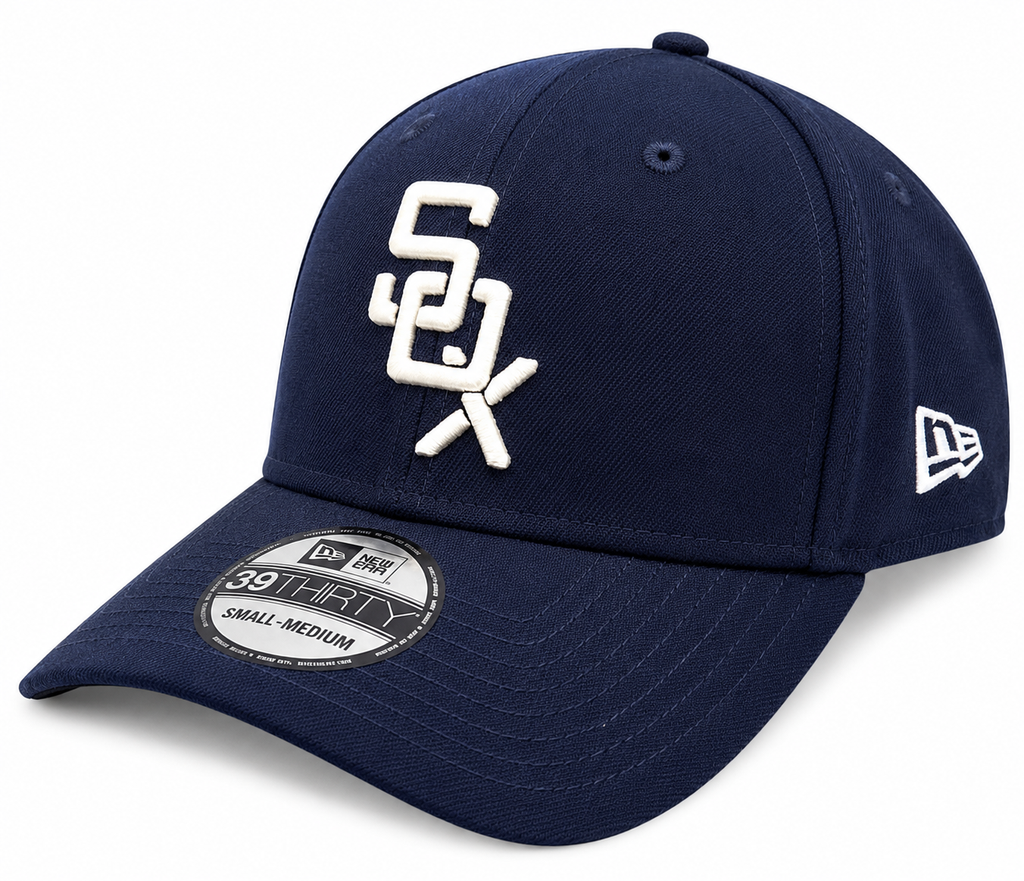 Chicago White Sox Classic 1964 Cooperstown Classics Navy 39THIRTY Flex Fit New Era Hat Official Team Hat Sports Fan Cap Official MLB Team Hat