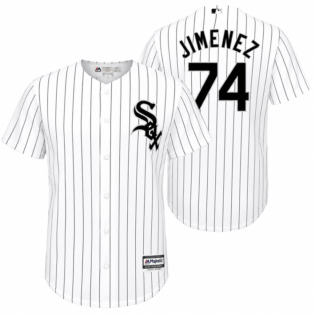 Youth Eloy Jimenez Chicago White Sox Majestic White Home Cool Base Replica Jersey Official Team Jersey Sports Fan Apparel Official MLB Team Jersey