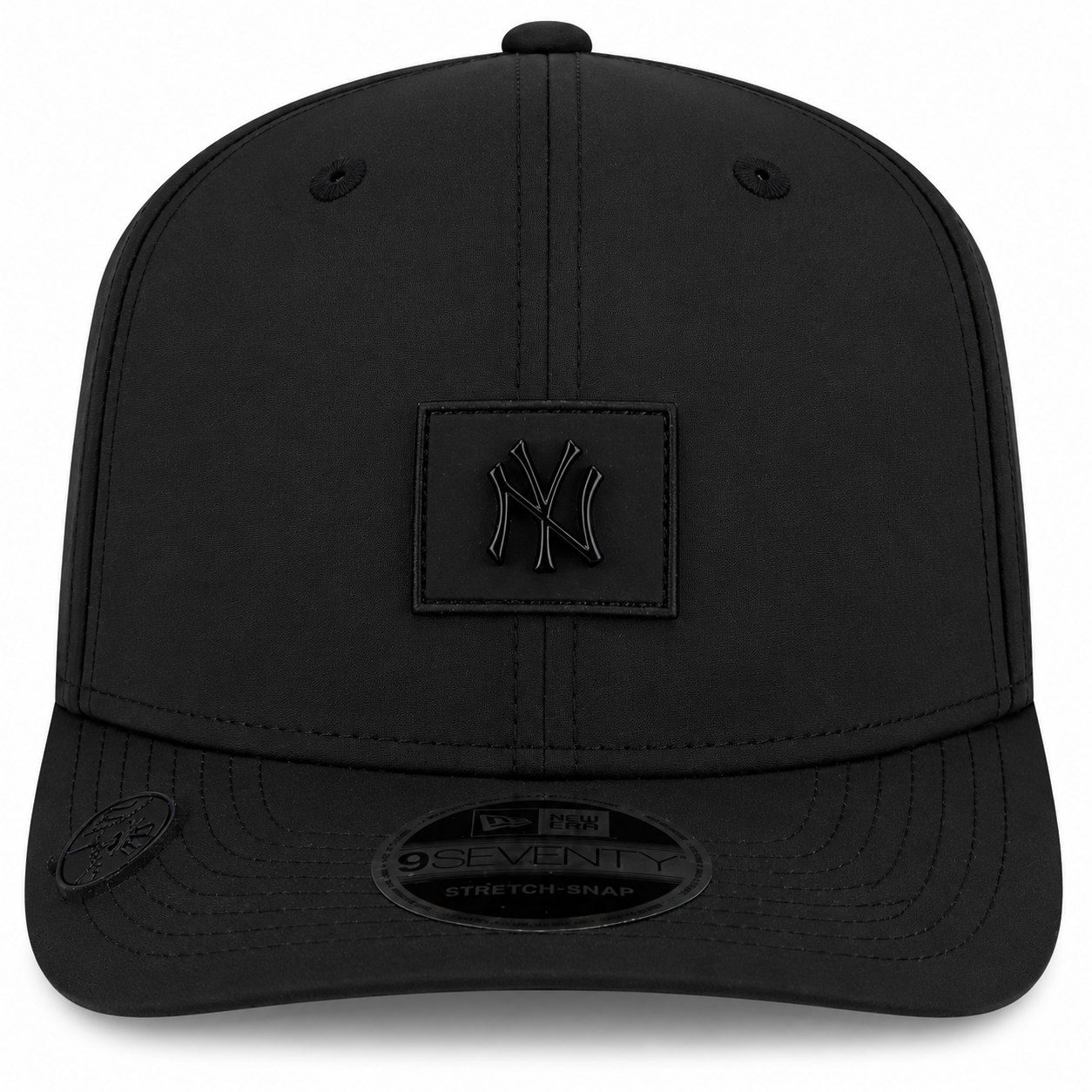 New York Yankees New Era 2026 Clubhouse 9SEVENTY Stretch Snap Adjustable Hat-Black Tonal Official Team Hat Sports Fan Cap Official MLB Team Hat