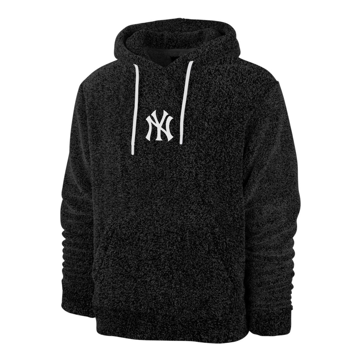 47 Brand - MLB Long Loop Fuzzy Hood - New York Yankees Official Sports Fan Gear Popular Style Baseball Fan Gear