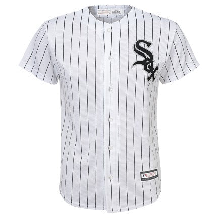 Youth MLB Branded Chicago White Sox Blank White Home Cool Base Jersey Official Team Jersey Sports Fan Apparel Official MLB Team Jersey Baseball Fan