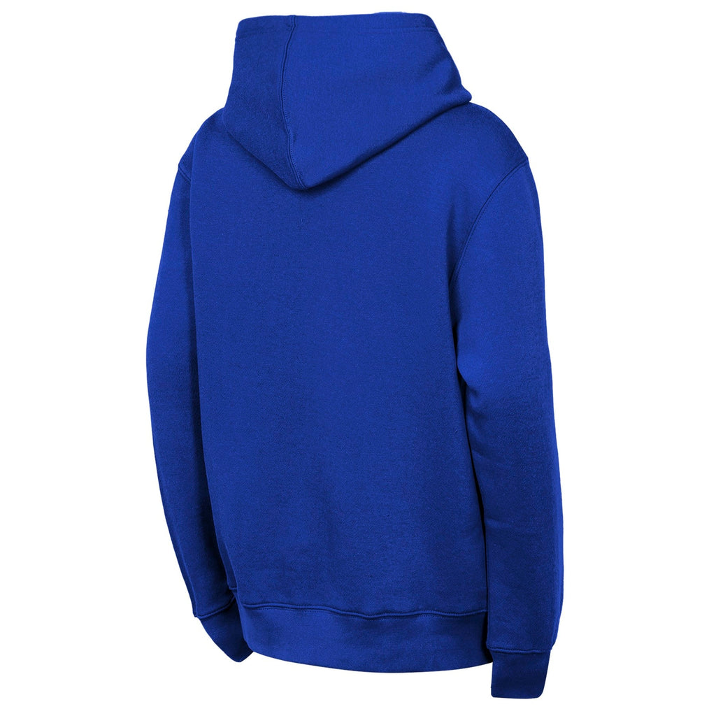 Chicago Cubs Youth Back To Basics Blue Hoodie Comfort Hoodie Baseball Fan Apparel