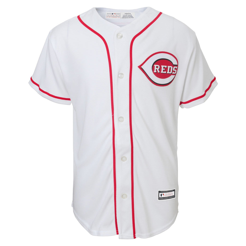 Youth Cincinnati Reds Elly De La Cruz MLB Home Replica Screen Print Jersey Official Team Jersey Sports Fan Apparel Official MLB Team Jersey Baseball