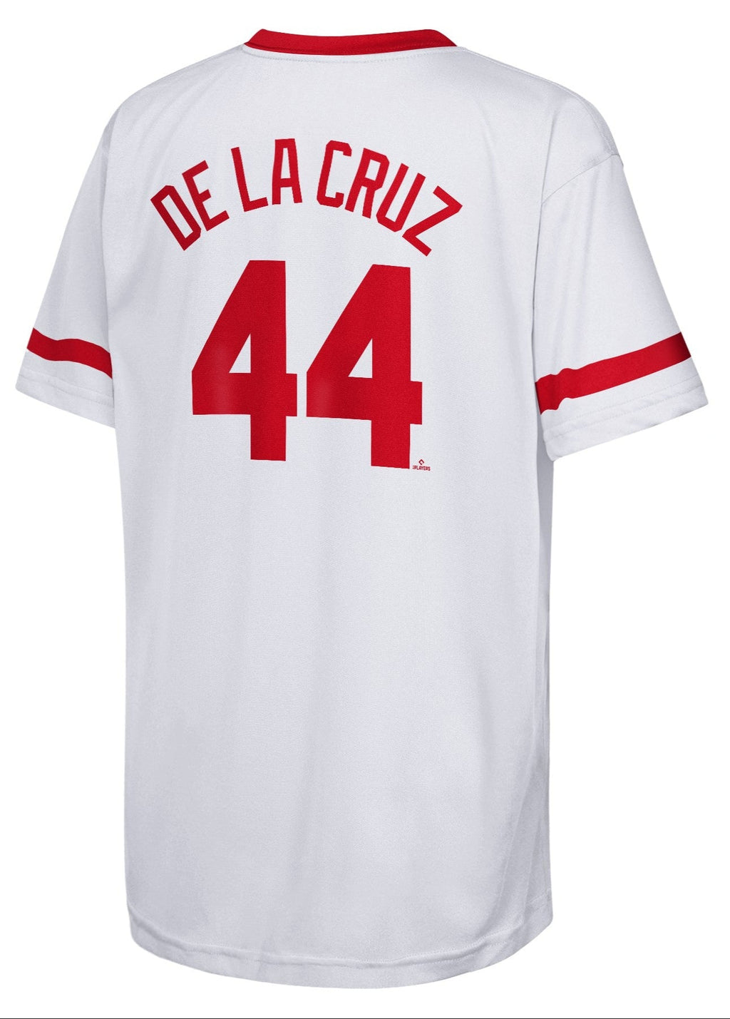Youth Elly De La Cruz Cincinnati Reds Name And Number Sublimated White Jersey Top Official MLB Team Jersey Baseball Fan Apparel