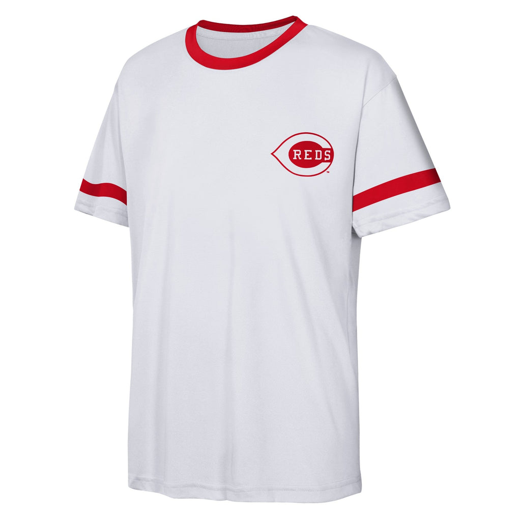 Youth Elly De La Cruz Cincinnati Reds Name And Number Sublimated White Jersey Top Official MLB Team Jersey Baseball Fan Apparel