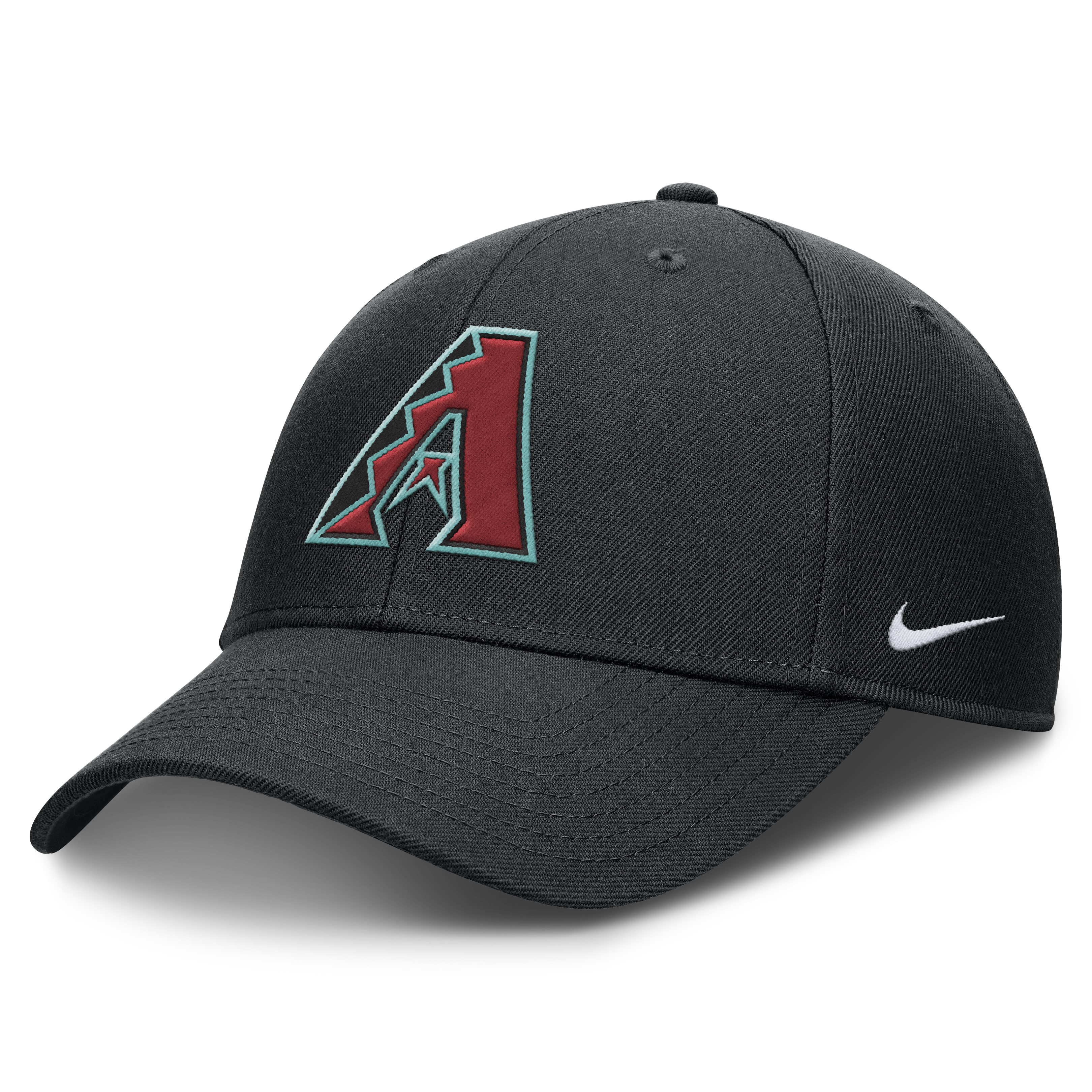 Arizona Diamondbacks Nike Black Club Adjustable Hat Official Team Hat Sports Fan Cap Official MLB Team Hat Baseball Fan Cap
