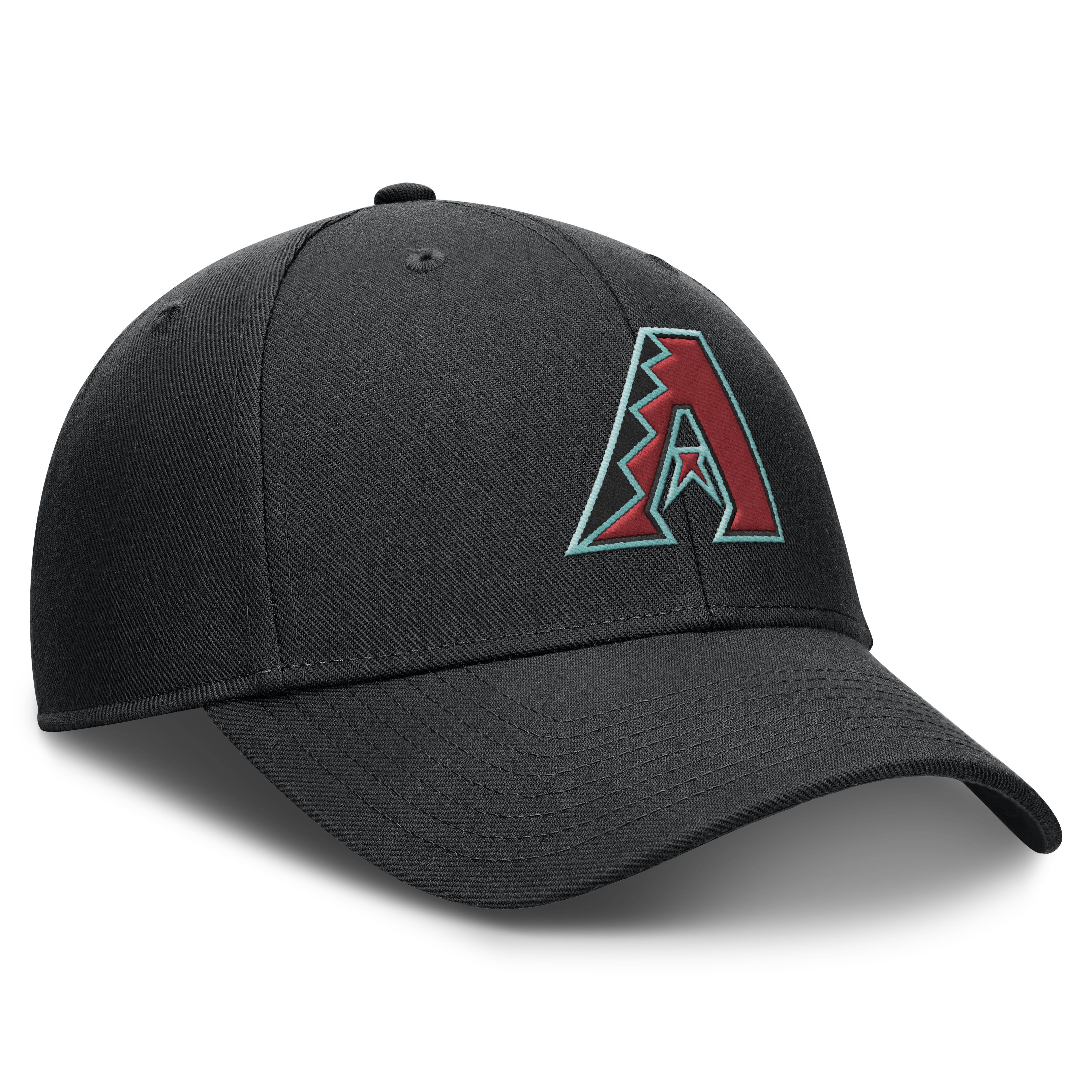 Arizona Diamondbacks Nike Black Club Adjustable Hat Official Team Hat Sports Fan Cap Official MLB Team Hat Baseball Fan Cap